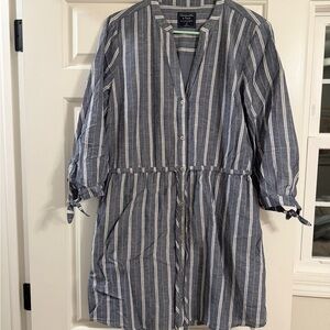 Women’s Abercrombie Striped Blue Dress